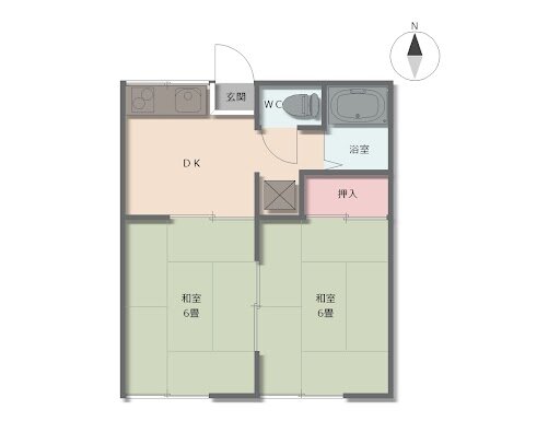 サンハイム21 間取り図